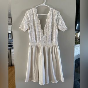 White Lace Dress